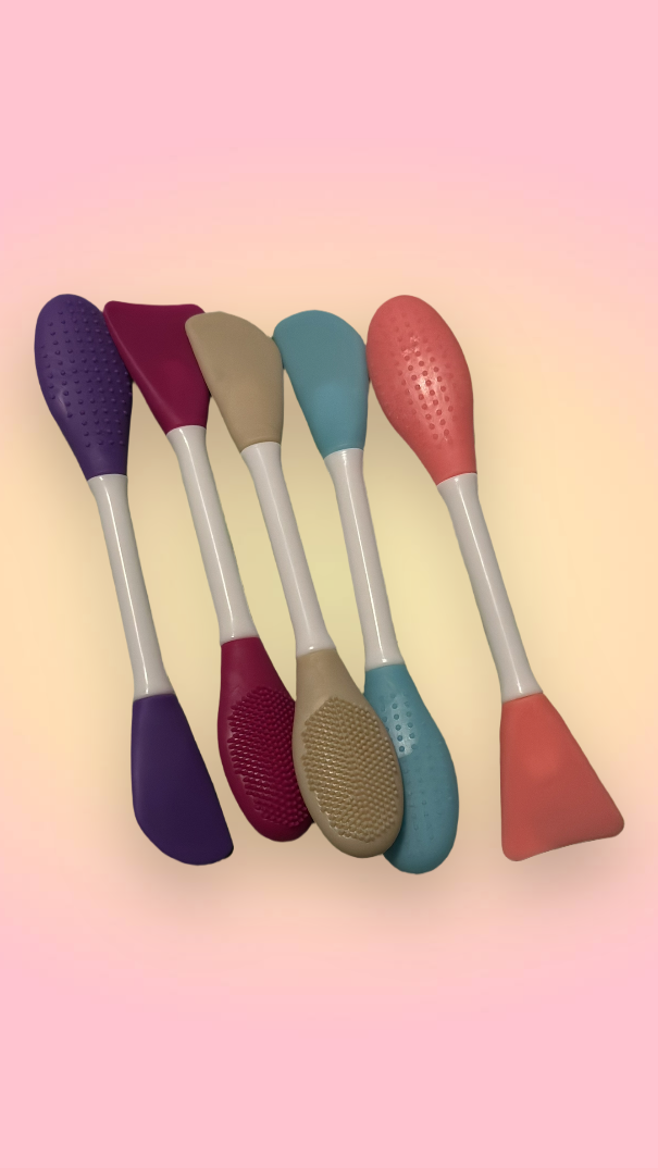 Double sided Facial scrub brush