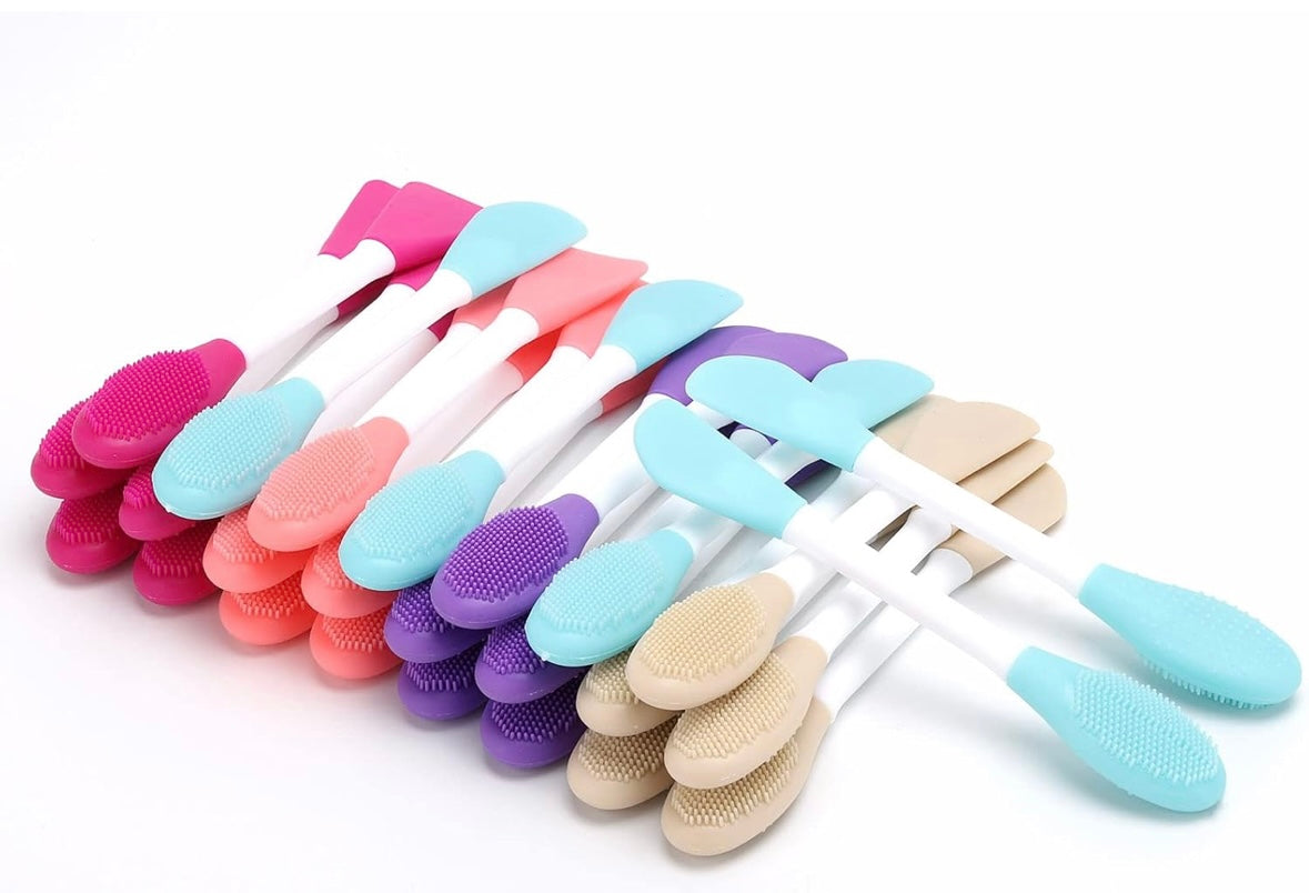 Double sided Facial scrub brush